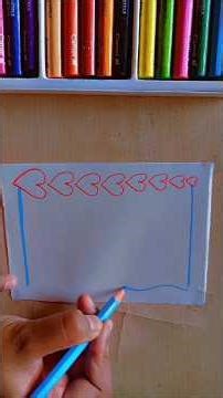 7 Easy Paper Designs For School Project #schoolproject