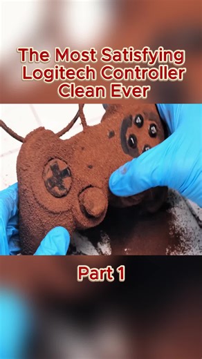 The Most Satisfying Logitech Controller Cleaning Experience