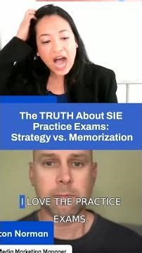 The TRUTH About SIE Practice Exams: Strategy vs. Memorization