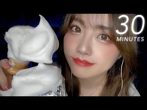 ASMR Shaving Cream Sounds asleep in 30 minutes☁️