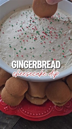 Gingerbread Cheesecake Dip!!! Recipe: https://myheavenlyrecipes.com/gingerbread-cheesecake-dip | Crafty Morning