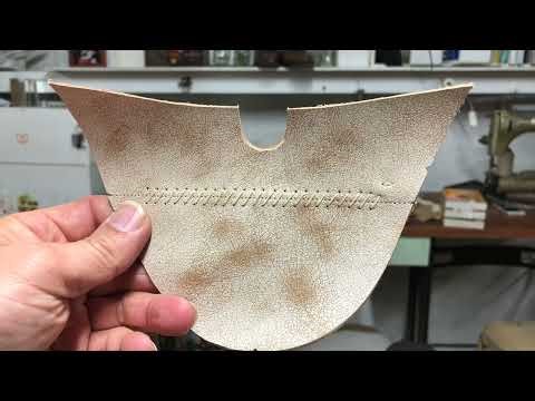 [Experiment]I Used plaster for the shoe last. The Upper making.