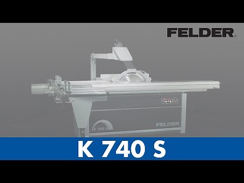 Felder® K 740 S - Sliding table panel saw with a maximum cutting height of 140 mm | Felder Group