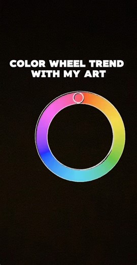color wheel trend with my art
