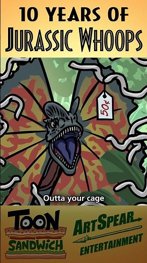 Jurassic World Musical Mash-Up - TOON SANDWICH #jurassicworld #jurassicpark #song #parody #dinosaur