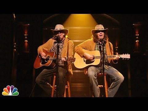 Jimmy Fallon Performs 'Old Man' as Neil Young ... with Neil Young (VIDEO)