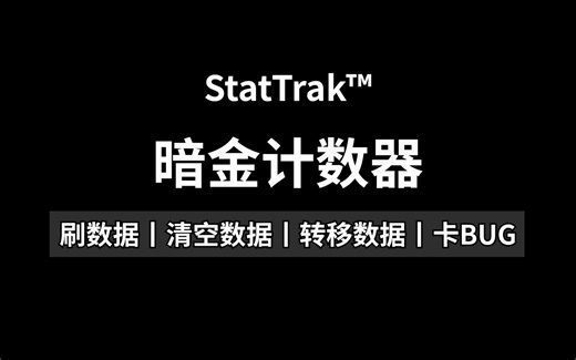 CSGO的StatTrak™你真的了解吗？