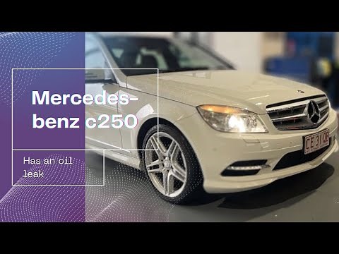Mercedes c250 fixing oil leaks