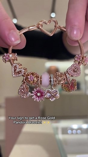 Rose Gold Charm Bracelets: The New Trend by Pandora