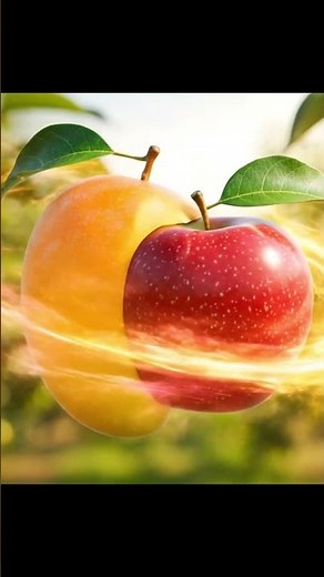 The Magical Fusion of Mango and Apple | Stunning Hybrid Fruit Creation in 3D