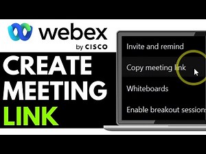 How to Create Webex Meeting Link 2025 (Correct Way)