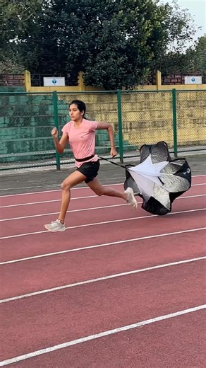 Parachute Running Training #shorts #trending #motivation