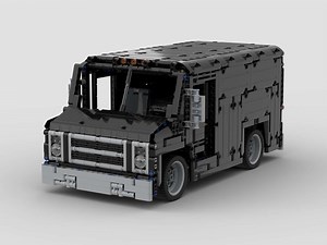 LEGO MOC-119867 Gas Monkey's Chevy P30 Step Van (PF motors) (Technic 2022)