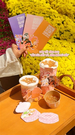 Để cuộc du xuân thêm trọn vẹn, mời Katies thưởng thức phong vị Nhài Sữa Cầu May và nhận “Lộc May” từ KATINAT nha 🌸🌼 | KATINAT