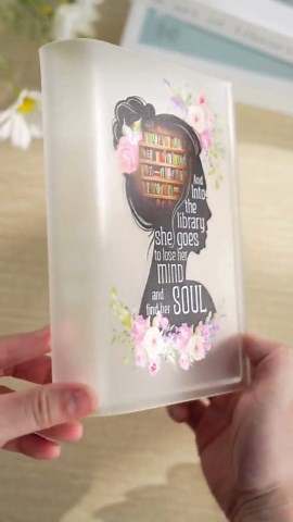 Disney Aladdin Book Vase, Princess Jasmine Clear Acrylic Planter, Magic Carpet Bookish Decor, Arabian Nights Fairy Tale Gift for Book Lover - Etsy