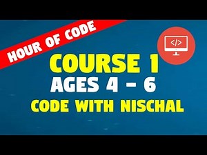 Hour of Code Course 1 : Code with Nischal (5th Grader)
