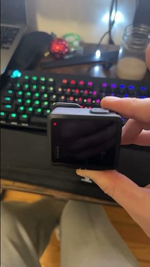 Turning on GoPro hero 4k and it automatically starts recording