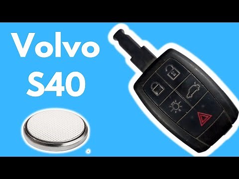 Volvo S40 Key Fob Battery Replacement (2004 - 2012)