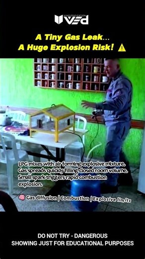 Tiny LPG Leak… Huge Explosion Risk! ⚠️🔥 #shorts #viral #gas