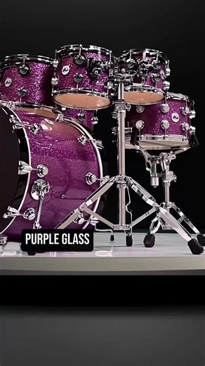 🥁🙌 DW Collector’s 6pc Maple Kit in Purple Glass, Handmade in California. Available now at CymbalFusion.com #DWDrums #Drums | CymbalFusion.com