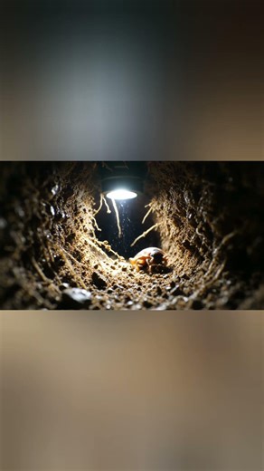 Inside the Dark World of Earwigs 🐜#microcamera #tunnel #earwig #short