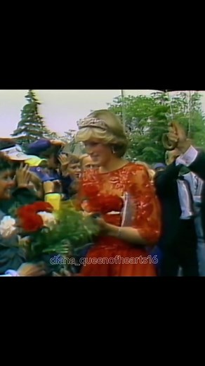 Princess Diana's Iconic Red Dress Moment in Canada