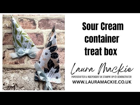 Sour Cream container treat box