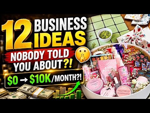 12 Small Home Businesses Making $10K/Month No Shop | No Office Needed
