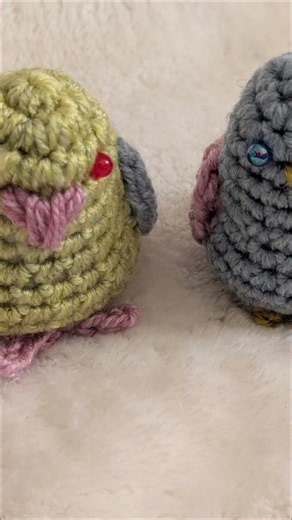 【70代おばあちゃんのシニア生活】中長編み２目のグラニースクエアでバッグ編みました🧶完成〜❣️小鳥もピィ〜🦜