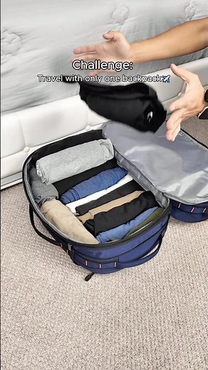 What's In My Travel Backpack For 5 Days? It All Fits In This 40-50L Rucksack #backpack