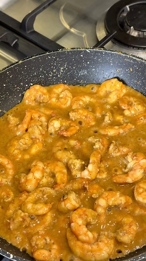 طريقة عمل الجمبري بصوص كريمي سهل في البيت