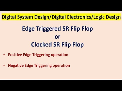 Edge Triggered SR Flip Flop or Clocked SR Flip Flop