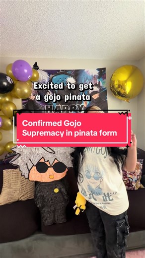 I thought this was funny! aha everyone was worried about him but he definitely got it #gojo #gojoedit #pinata #jjk #saturogojo