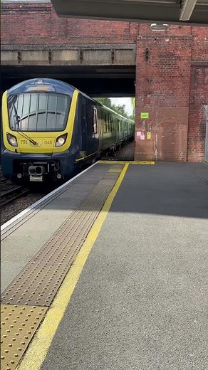 Class 701 arriving at Whitton (British railway livery!)