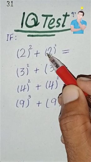 IQ test math |math puzzle #maths #puzzle #iqtest