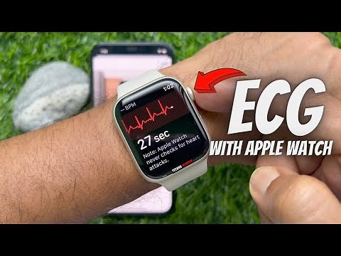 How to Take an ECG with the ECG app on Apple Watch Series 7,8