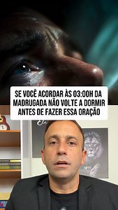 Se você acordar às 3h00 da manhã não volte a dormir antes de fazer essa oração! #fé #oração | Ev. Diego Machado