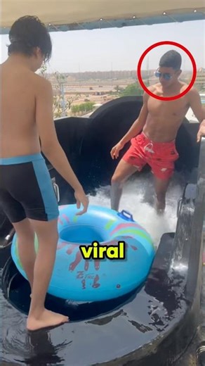 The Most Casual Water Slide Launch EVER 😱💯