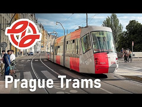 [4K] 🇨🇿 Prague Trams | DPP & pid