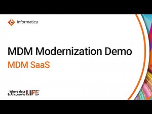 MDM Modernization Demo