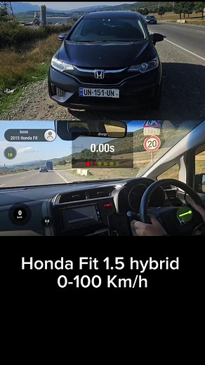 Honda Fit 1.5 Hybrid 0-100 Km/h Acceleration Test