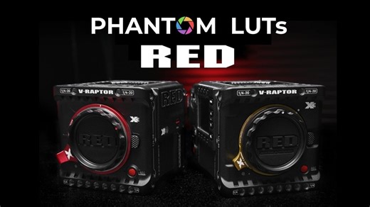 Phantom LUTs – RED KOMODO/RAPTOR 专业电影机RED科莫多/迅猛龙色彩转换模拟阿莱风格和胶片风格调色LUT