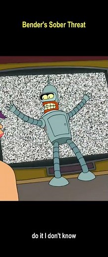 Bender's Sober Threat 🤯 | Futurama #shorts