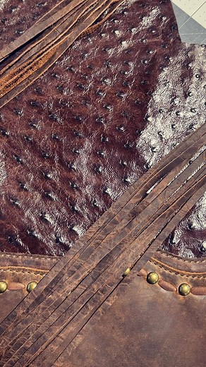 568 reactions · 6 comments | Another custom beauty in the works 鸞✨ Authentic ostrich, handcrafted the Western way with a DCL twist! It’s details like these that set us apart from the rest. No short cuts here! Top notch Quality and Original Designs!  #AuthenticOstrich #WesternLeather #Handcrafted #DesignerCustomLeather #OneOfAKind | Designer Custom Leather | Facebook