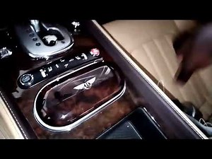 how to remove bentley center console