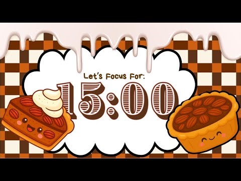15 Minute Cozy Pie Timer for Work & Study🥧