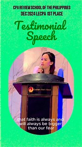 Jianne Ilysse Yu - Top 1 #LECPA December 2024 - Batch 96 #CPAR #cpatopnotcher #cpa #CPAreview #lecpa2025 #cpale2025 #cpaledec2024 #cpaby2025 #thewaytobecomingacpa #PioneersOfExcellence | CPA Review School of the Philippines