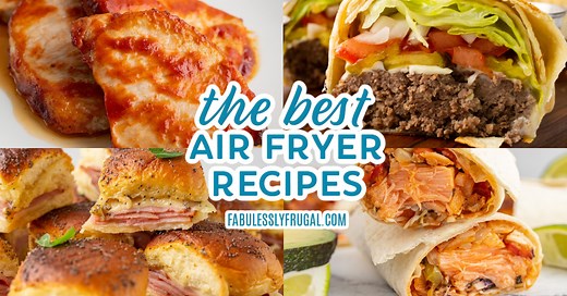 100  Best Air Fryer Recipes - Fabulessly Frugal