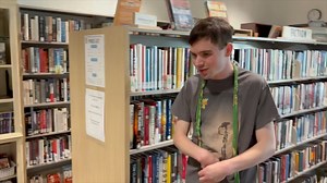 Cody enjoys our local library and the friends he has fostered throughout the years. | Cody Speaks