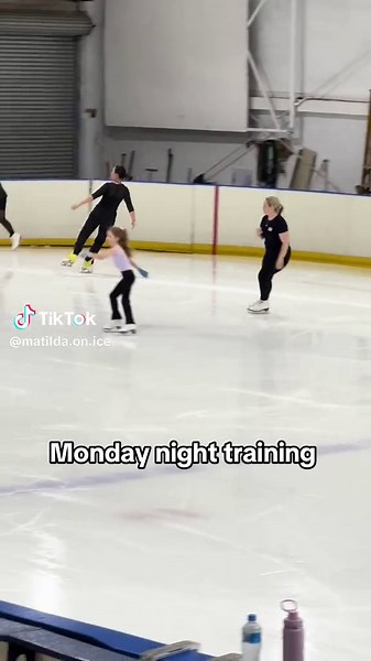 Half Flip Ice Skating Practice for Beginners
